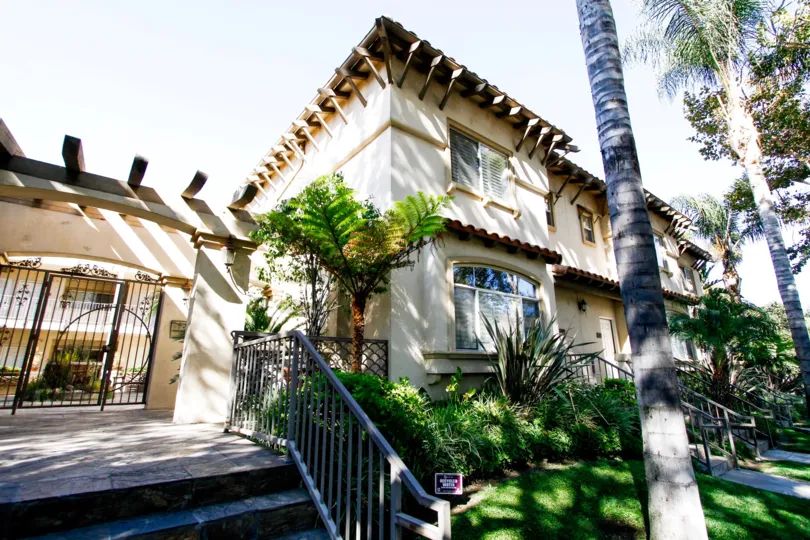 The stairs leading up to 3003 W Riverside Dr