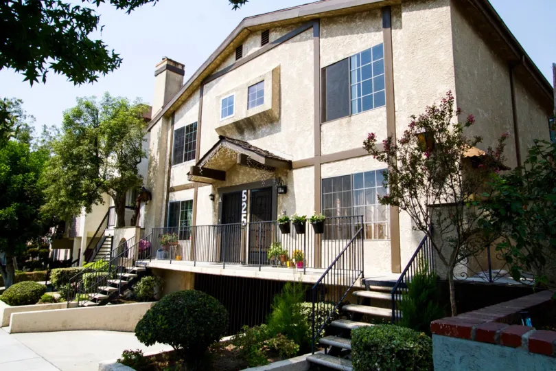 The stairs up to 525 E Verdugo Ave