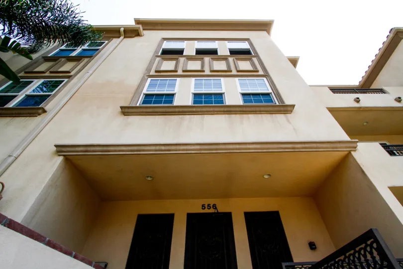 The windows at 556 E Palm Ave