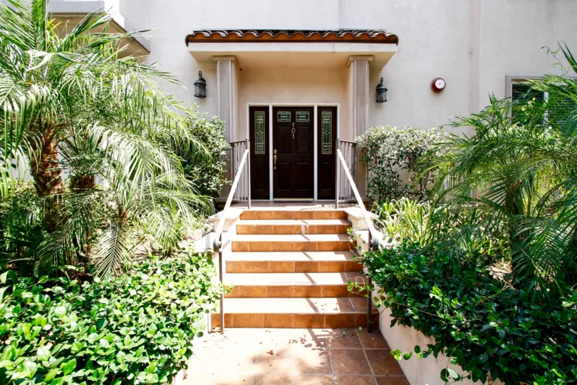The stairs up to 572 E San Jose Ave in Burbank California