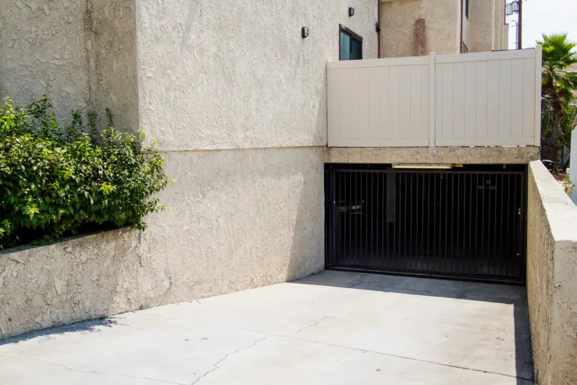 The parking for Angeleno Townhomes in Burbank California