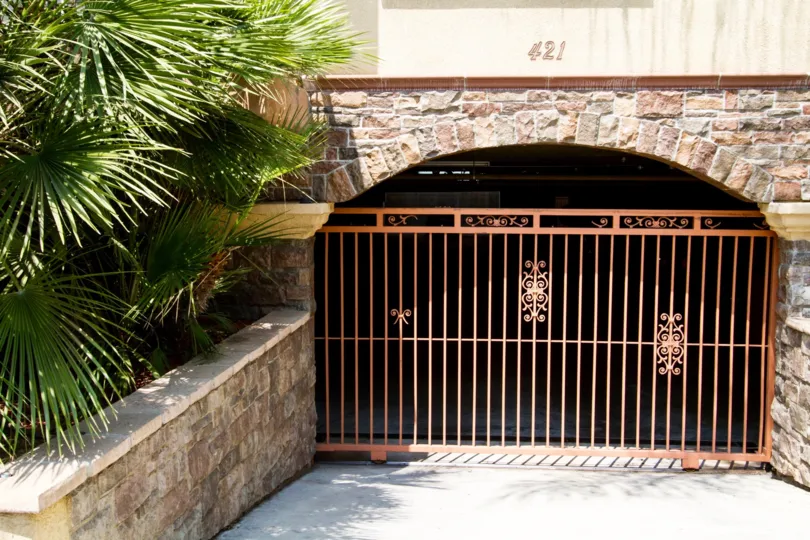 The parking for Burbank View