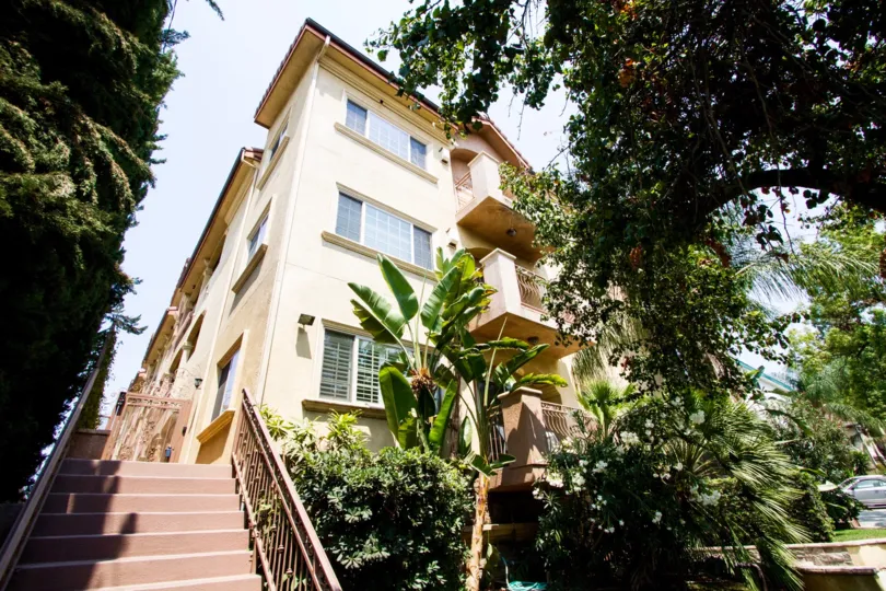 The stairs up to Burbank View