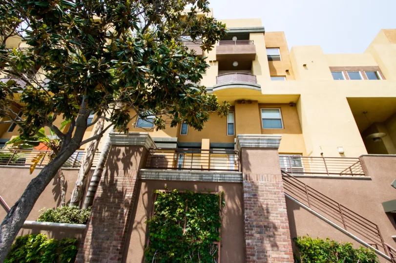 The balconies at the Burbank Village Walk