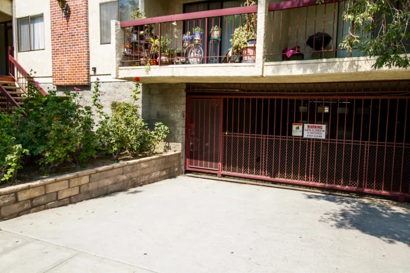 The parking for Elmwood Villas