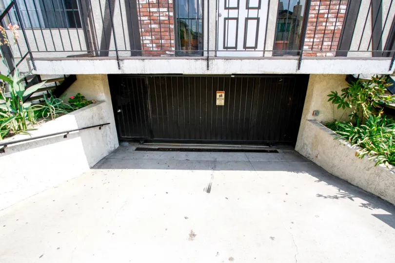 The parking for Francesca Villas in Burbank California