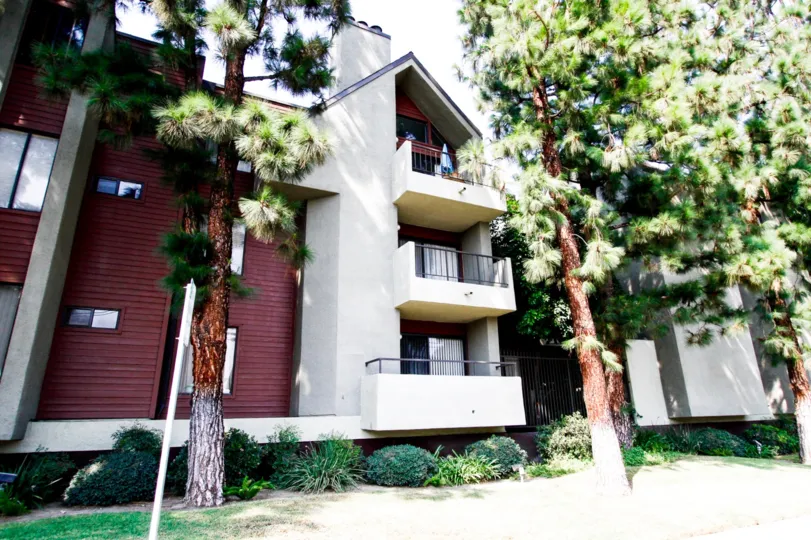 The balconies at McCambridge Townhomes