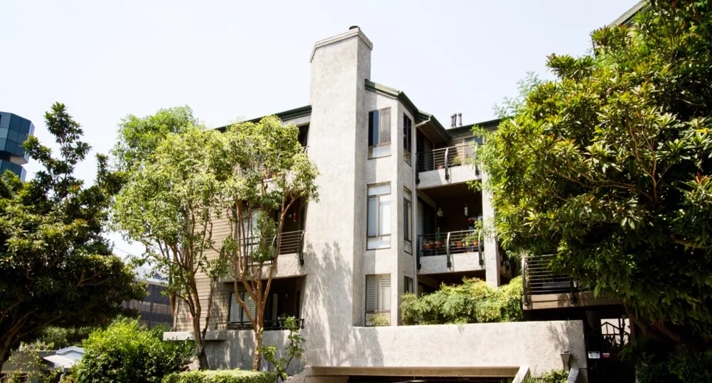 The Palm Village building in Burbank California
