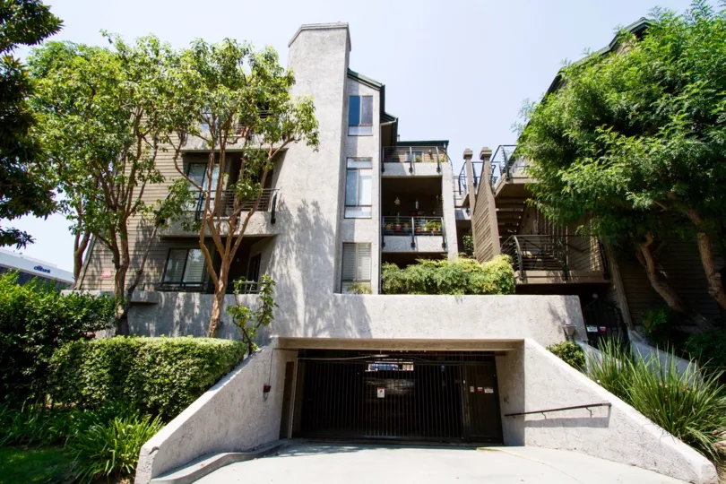 The parking for Palm Village
