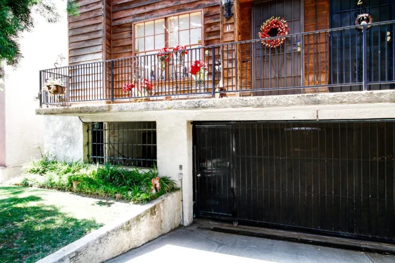 The parking for San Jose Villas
