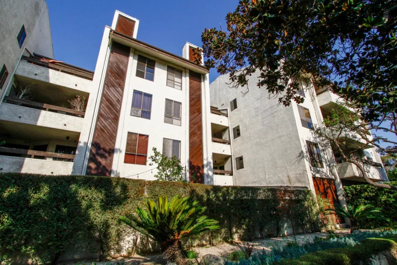The landscaping around Toluca Village