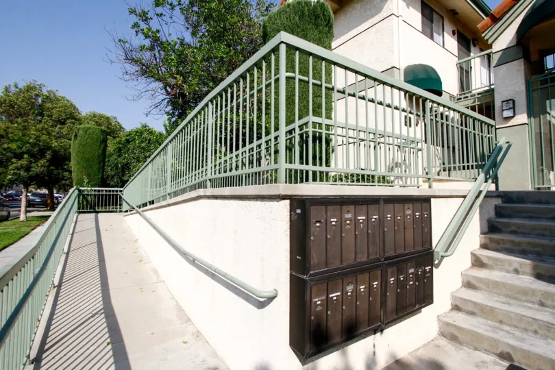 The mail area for residents in Tujunga Villas