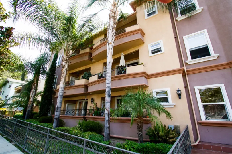 The balconies at Valencia Court