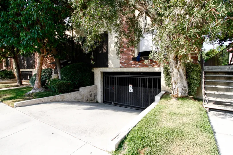 The parking at the Whitnall Villas in Burbank California