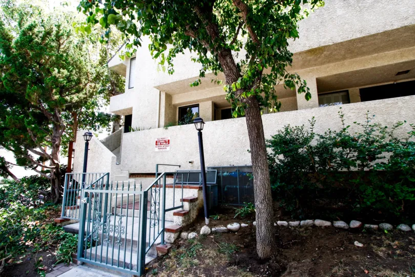 The gate for entrance into Bryant Place
