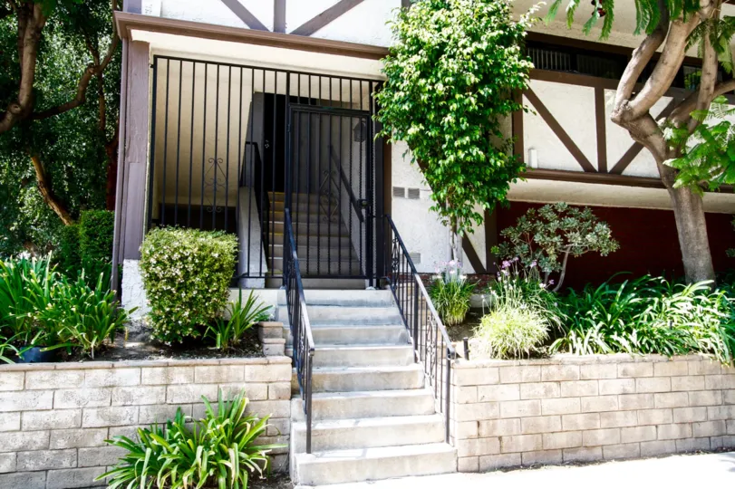 The entrance into Jordan Estates in Canoga Park California