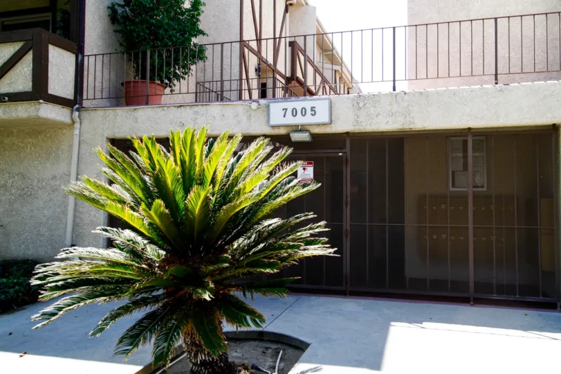 The address of Jordan Terrace at the entrance