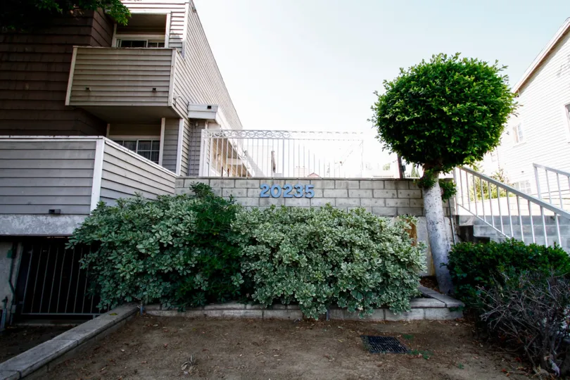 The landscaping around Keswick Villas in Canoga Park California