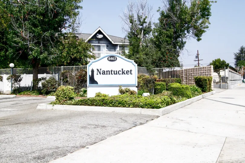 A view of the Nantucket property in Canoga Park California