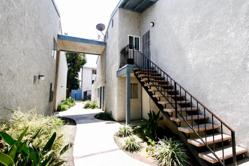 The stairs up to Olive Creek