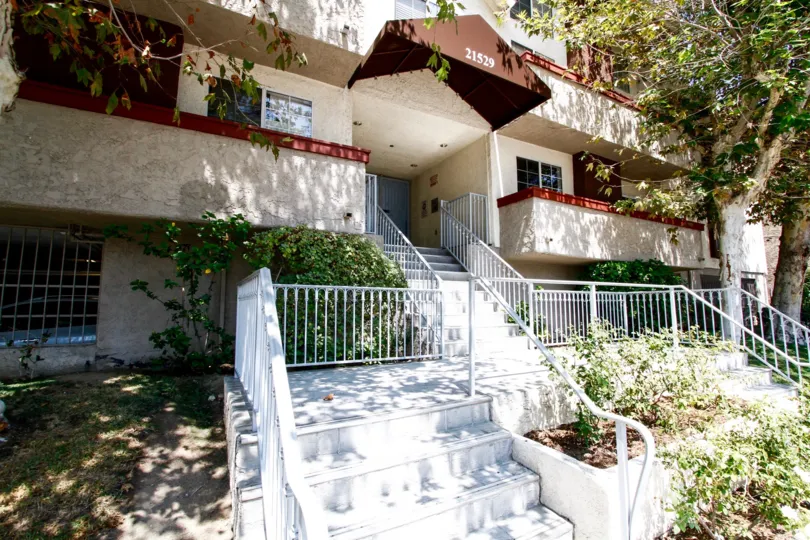 The entrance into Saticoy Villas in Canoga Park California