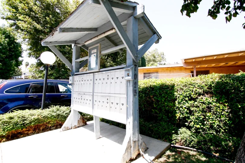 The mail box for those at Shady Grove