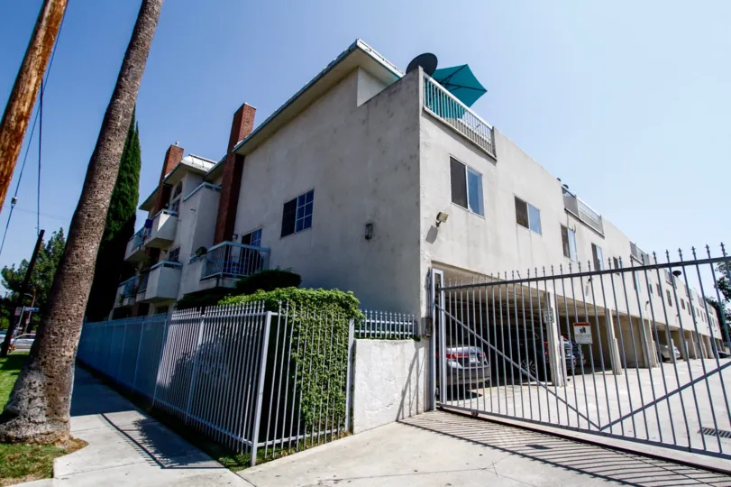 The Woodland Court building in Canoga Park California
