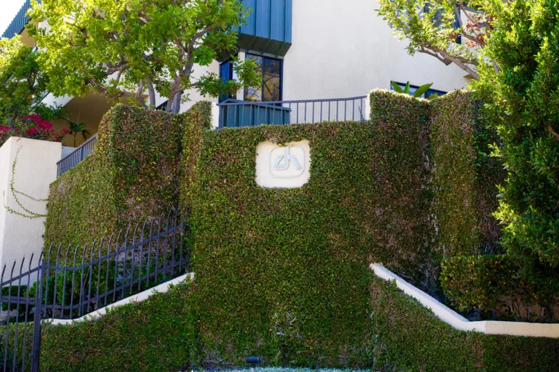 Century Hill building marquee surrounded by ivy