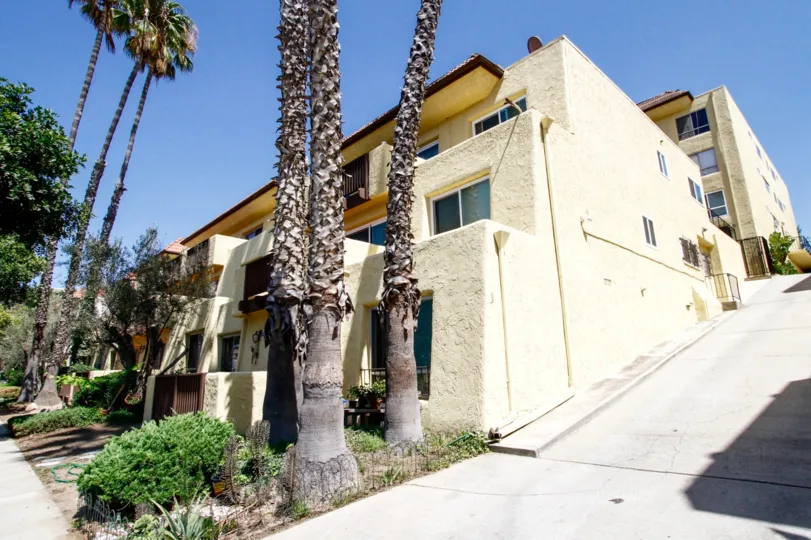 The driveway next to Adobe Grande