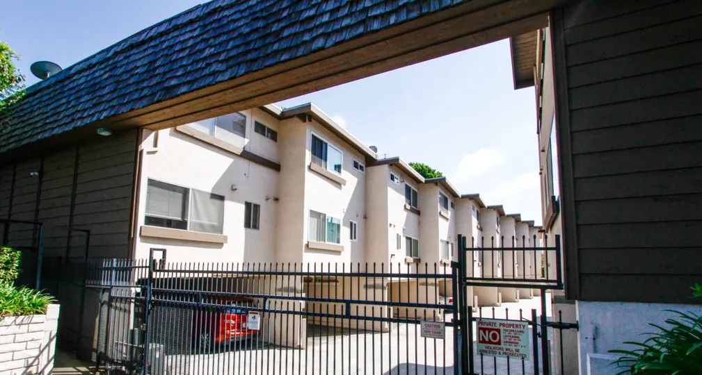 The buildings at Del Rey Woods in Culver City