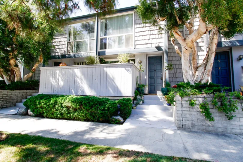 The privacy fence around the Doverwood Townhomes