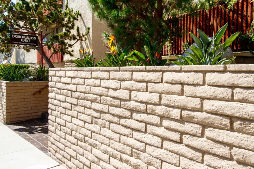 The brick wall at Doverwood West