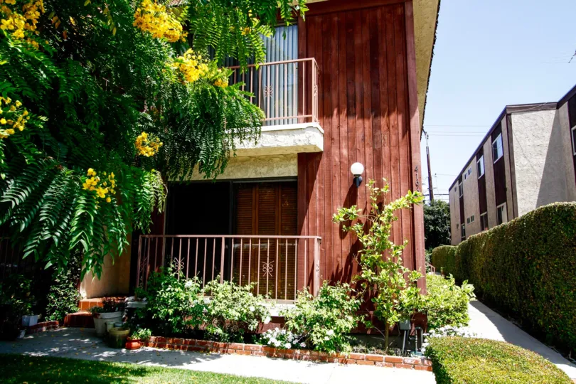 The balconies at Duquesne View in Culver City