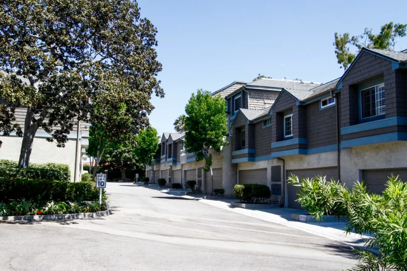 The road through Foxgate in Culver City