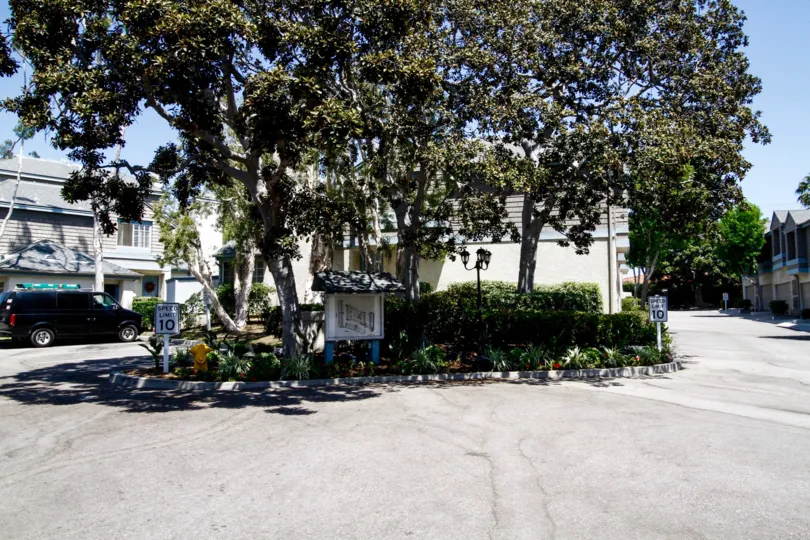 The landscaping at Foxgate