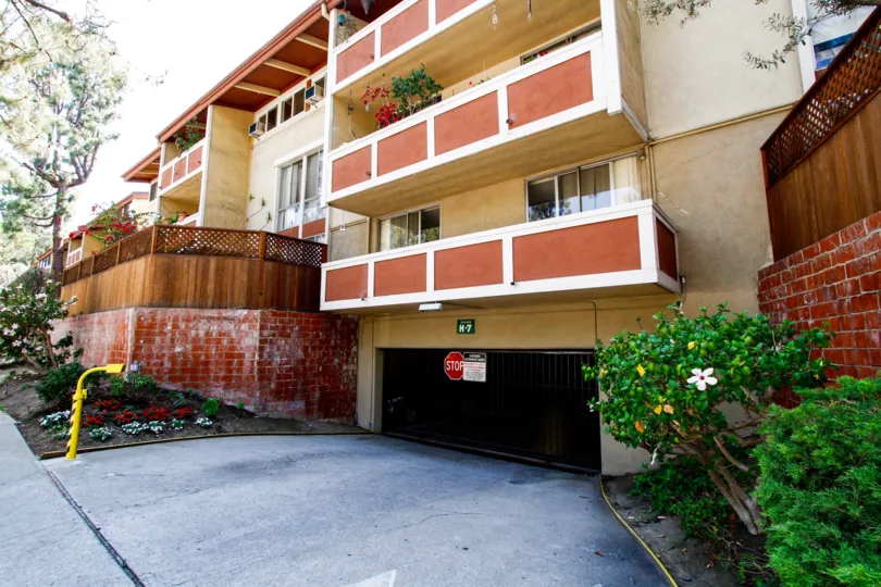 The parking for Heather Village in Culver City
