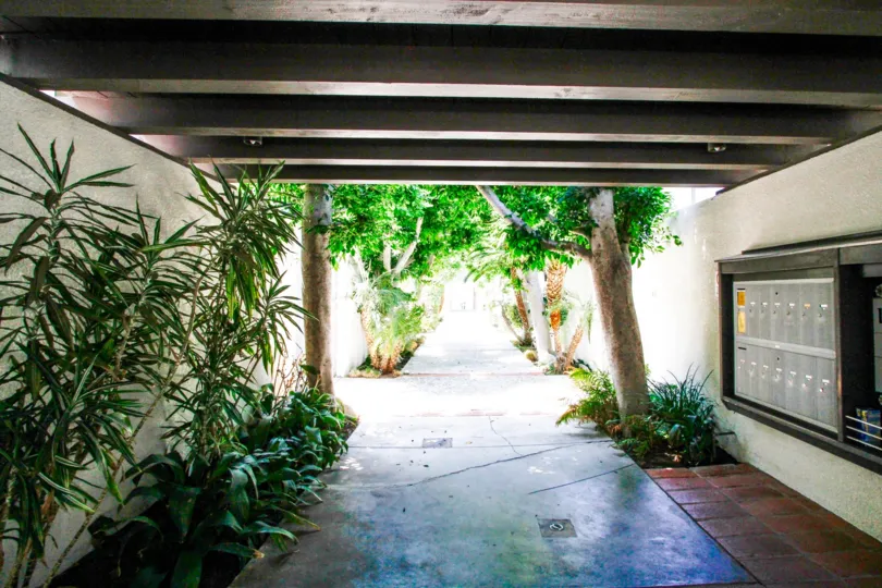 The mail center within Los Cerros in Culver City