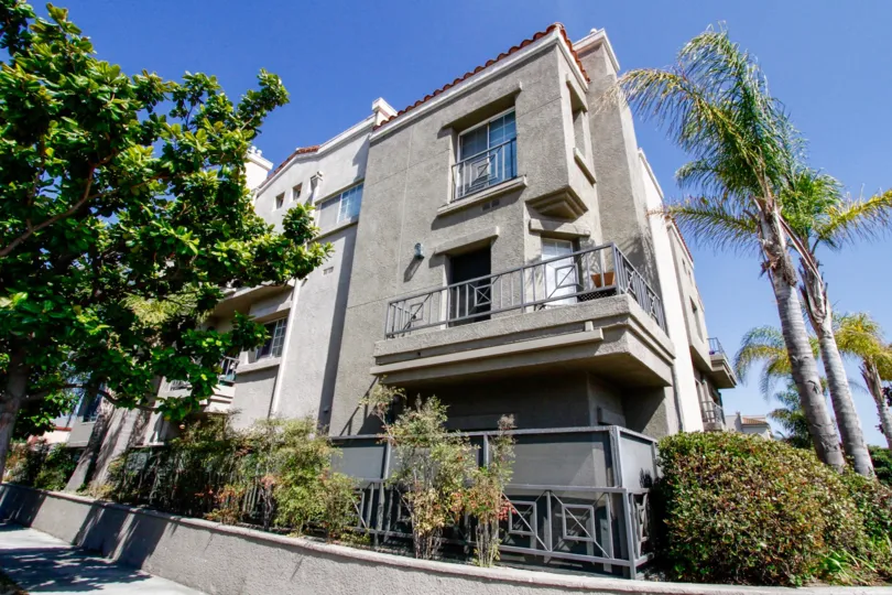 The balcony at McDonald Manor in Culver City