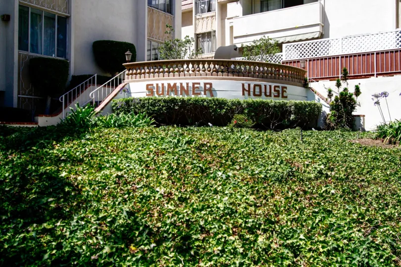 The sign in front of Sumner House in Culver City
