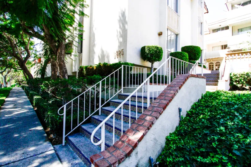 The stairs leading up to Sumner House in Culver City