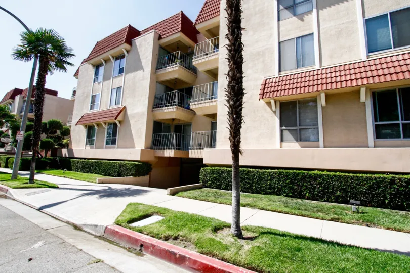 The sidewalk around The Diplomat