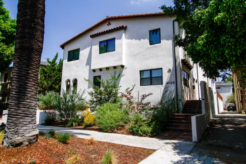 The sidewalk around The Villas on Madison in Culver City