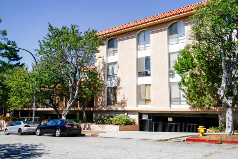 The parking at Villa Andora in Culver City