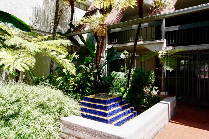 The fountain seen inside Windsor Fountains property