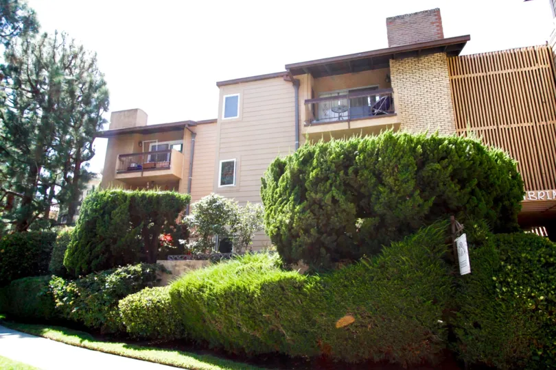The balconies at Wynnbriar in Culver City