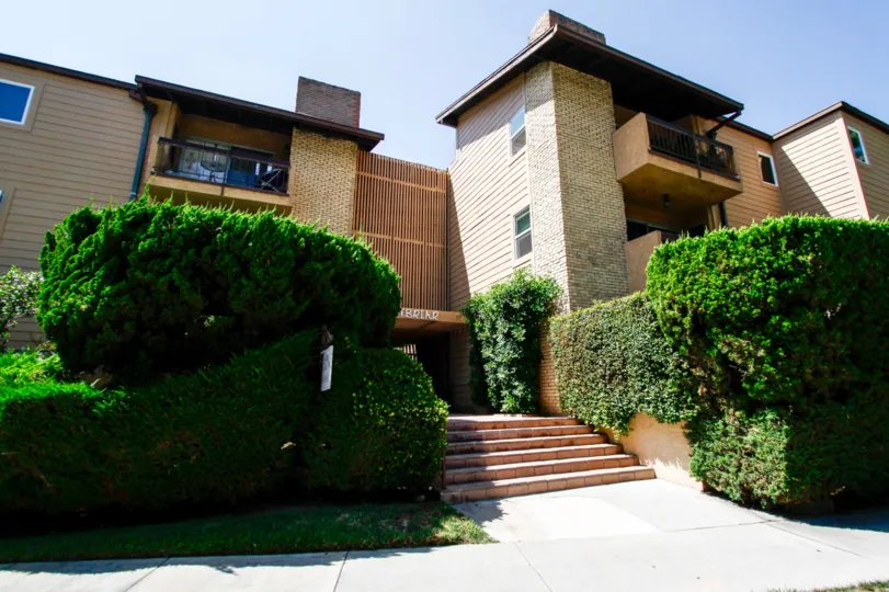 The stairs leading up to Wynnbriar