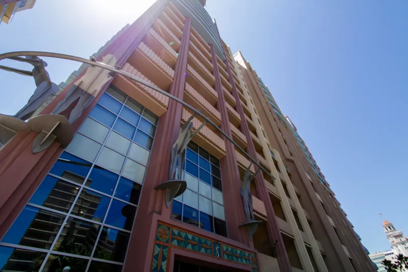 Aqua is a high-rise building located in Downtown Long Beach