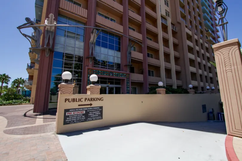Aqua offers private and public parking in a subterranean garage