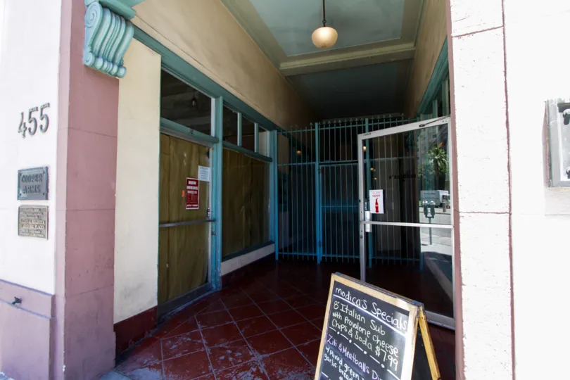 Business occupy the first floor of the Cooper Arms building