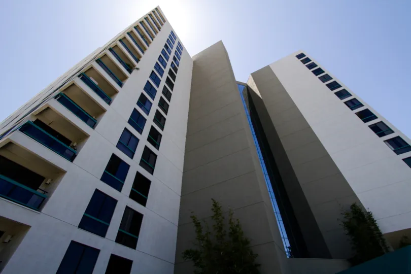 Ocean Club tower is a condo building in Long Beach